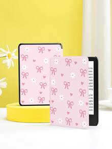 1 chiếc ốp bảo vệ Kindle màu hồng họa tiết nơ và trái tim, phù hợp với Kindle NK 11/Kindle Kids/Kindle Paperwhite 5, Kindle 2024/Kobo Libra Colour, chức năng tự động bật/tắt màn hình, nhẹ và tiện lợi, món quà lãng mạn và thiết thực cho ngày Valentine. - Nhiều màu - Xem 4