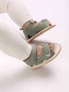 Summer Infant Sandals, Comfortable Toddler Boys Fashion Breathable Slippers, 0-1 Years Old - Green - View 9