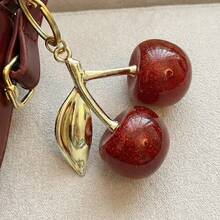 Fashion New Elegant Temperament Solid Color Pu Fabric Portable Square Bag, Mini Pu Bag, Pure Waterproof Fabric Bur Gundy Bag, Letter Pattern Decorative Design Box Bag, Suitable For Travel Shopping, Parties, Parties, Commuting., Fashionable Burgundy Bag , Burgundy Bag,Idea Valentine's Day Gifts - 酒紅色 - 查看 6