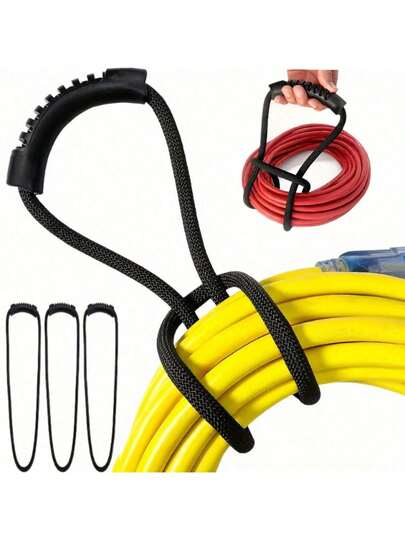 1 Pcs Outdoor RV Extension Cord Organizer - Essential Travel Safety Rope Storage, Camping Gear, Compact Design, High-Quality Rope, Suitable For Campers And Hikers