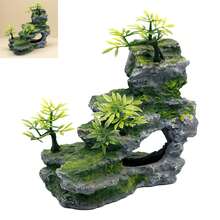 Fish Tank Decoration, Aquarium Mountain Scenery Decoration, And Non Fading Rocks, Simple And Fast Landscape Ornaments - A - View 8