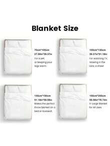 1pc Customized Personalized Blanket, Text Blanket, DIY Blanket, Patterned Blanket, Memorial Blanket. Tapestry, Photo Portrait Blanket Design, Suitable For Girls, Boys, Adults, Valentine's Day Gift, Lightweight, Baby Blanket, Personalized Blanket, Personalized Photo Blanket, Personalized Throw Blanket, Personalized Baby Blanket, Newborn Blanket, Suitable For Mother's Day, Birthday, Children's Day, Father's Day, Halloween, Christmas - Multicolor - View 4