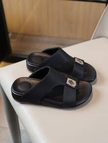 儿童时尚拖鞋/儿童时尚舒适轻便软底凉鞋 - 黑色 - 查看 6