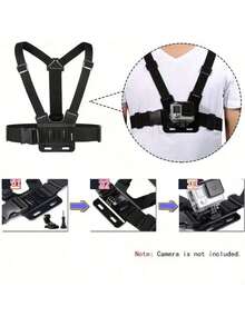 rayhong Adjustable Phone Chest Strap, Universal Chest Strap, Camera Shooting Bracket, Sports Camera Shoulder Strap, First-Person Perspective Shooting Bracket, Sports Camera Accessory Set, Backpack Clip-On Bracket. Suitable For Sports Cameras. Compatible With IPhone, Android Phone, Gift For Birthday, Family, Friends Gifts Birthday Phone Holder Phone Stand Phone Accessories Strong Load-Bearing - Multicolor - View 7