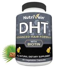 DHT Advanced Hair Care Formula - Hair Growth Support Supplement With Biotin - Suitable For Men And Women | Non-GMO, Gluten-Free Supplement - 60 Capsules - 1瓶 - 查看 5