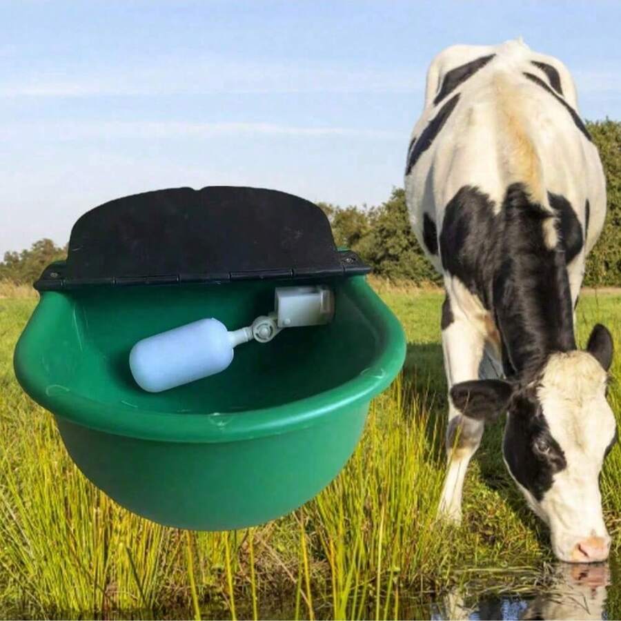 牲畜自动饮水器 - 牛羊用浮动球阀饮水槽，大容量，防冻设计，农场养殖设备 - 餵水器 - 查看 1