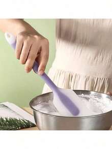 1/2/4 Pieces, Silicone Spatula, Mini Silicone Spatula, Fruit Jam Spatula, High-Temperature Resistant Cream Spatula, Mixing And Baking Tools, Kitchen Utensils, Apartment Essentials (Length 21cm/8.26in)