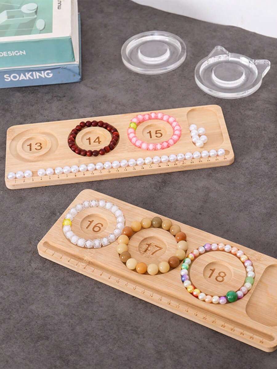 DIY Jewelry Making Tools: Beading Bracelet, Necklace, Bead Stringing Tray, Handmade Jewelry Craft Supplies