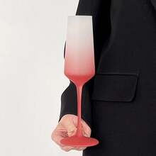 2 Stück rosa Sektkelche mit langem Stiel, transparente Sektgläser geeignet für Party, Bar, Restaurant, spülmaschinenfest - Pink - Übersicht 5