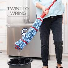 MAX Microfiber Floor Mop – 99% Bacteria Removal With Only Water, Reusable Pads For Kitchen, Bathroom & Living Room - mặc định - Xem 5