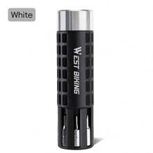 WEST BIKING WEST BKING Tire Ratchet Repair Kit Alloy Steel Material Durable Standard 8 Types Of Bits Multi Function Integrated Bicycle Repair Tool - Multicolor - View 13