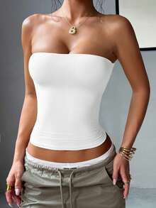 Áo lót thể thao không dây, có đệm mút, màu trơn, gợi cảm dành cho nữ hiệu Aoqta, thích hợp cho phòng tập gym, yoga, pilates, thể dục và chạy bộ. - trắng - Xem 4