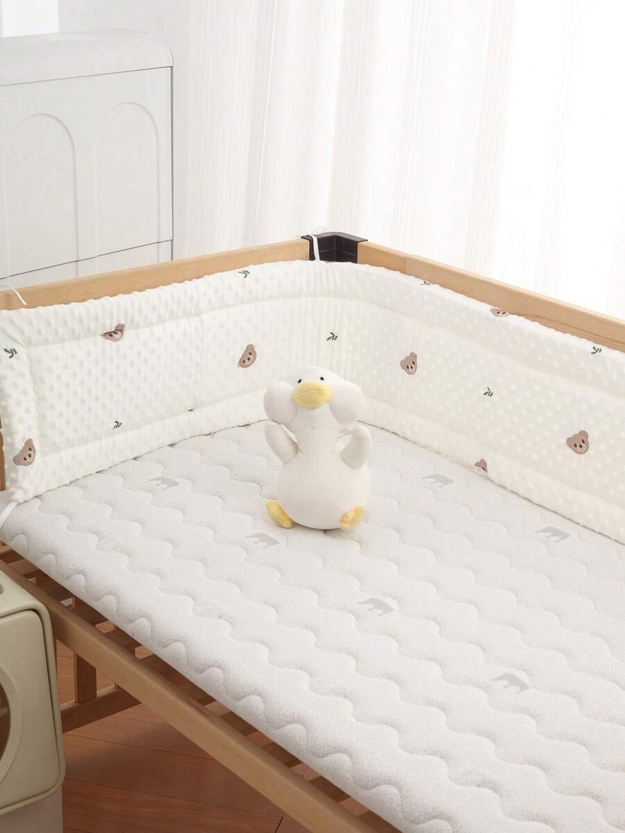 AIBOYING 1pc, Available Sizes: 60cm/23.62in, 140cm/55.12in, 200cm/78.74in, 240cm/94.49in, Baby Crib Bumper Soft Bag, Soft Bag Shock-Absorbing Edge Protection, Removable And Washable