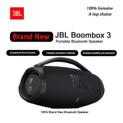  JBL BOOMBOX3 God of War 3 trådlös Bluetooth-högtalare, vattentät utomhushögtalare, kraftfull bas, Square Dance-ljudsystem (JBL BOOMBOX 3 God of War 3, originalförpackning i Kina)