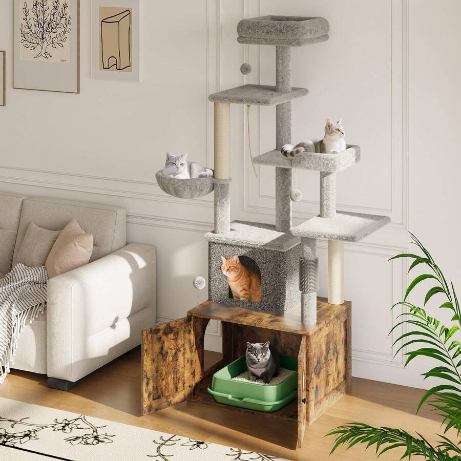 Cat Trees & Condos - Brown - View 1