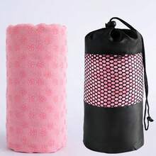 Yoga Mat Set Includes Mesh Bag, Thick Yoga Mat, Fitness Yoga Blanket And Washable Towel Blanket. Thick Design, Machine Washable, Non-Slip, Sweat-Absorbent, Breathable, Quick-Drying, Antibacterial, Odor-Resistant, Super Soft Microfiber, Durable, Lightweight, Easy To Carry And Store, Non-Slip Design, Strong Water Absorption, Easy To Clean. - Multicolor - View 35