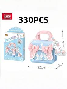 商业街系列积木套装，装饰品，成人积木套装，城市街景商店积木，迷你DIY积木模型MOC建筑玩具，包含冰淇淋店、咖啡馆、照相馆、花店、汉堡店、炸鸡店、奶茶店、蛋糕店，DIY创意家居装饰摆件，DIY益智玩具，复活节、生日、圣诞节礼物 - 彩色 - 查看 5