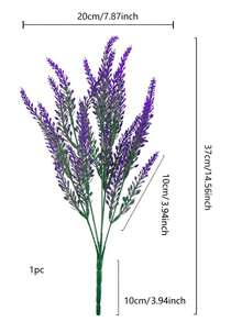 1束人造薰衣草花，塑料仿真花，适用于家居、阳台、客厅装饰，ins风