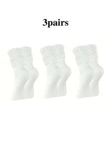 3 Pairs Women's Soft & Comfortable Non-Slip Cushioned Yoga/Sports Socks, Suitable For Pilates, Running, Fitness, Cycling - Multicolor - View 4