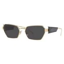 1 Piece Stylish Vintage And Versatile Fashion  For Women, With A Polygonal Metal Frame, For Outdoor Use, Parties, Travel And Everyday Wear. - 金框黑片 - 查看 5
