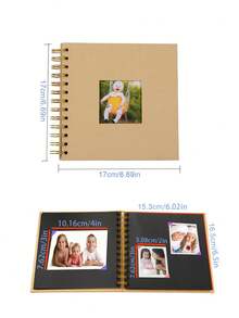 Photo Album, DIY Scrapbook Album, Rectangular 30-Page Album, Square Album, Suitable For Wedding Anniversary, Baby Growth Record, Family Memories Gift, Guest Book, Commemorative Album, DIY Photo Album