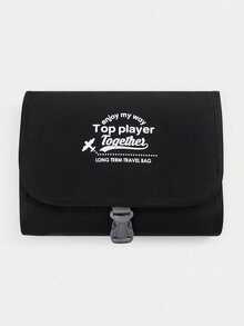 Geantă de machiaj unisex, geantă de călătorie pliabilă cu cârlig, geantă portabilă de mare capacitate, geantă de separare umedă uscată, geantă de depozitare multifuncțională - Multicolor - Vizualizare 15