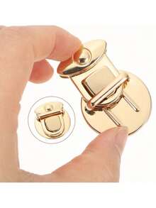 EstiloTEHAUX 10 Piezas Hebillas De Cierre Para Bolsos, Broches MetáLicos Para Bolsa, Cerradura De Hebilla Para Bolsas, Accesorios De Bricolaje De AleacióN, Clips Para Correas, Herrajes Para Hacer BolsosVersióN Mejorada - 1 - Ver 4