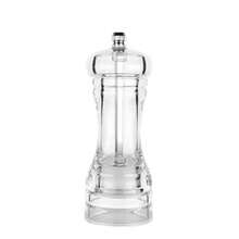 Molino de pimienta acrílico, aspereza ajustable, mecanismo de molienda de cerámica y que se puede utilizar para pimiento, comino y sal marina RXA4 - 4 pulgadas - Ver 8