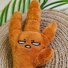 Brinquedo divertido em formato de garra de galinha para animais de estimação - Alívio interativo e autônomo do tédio | Para todas as raças de cães e gatos - Castanho - Ver 10