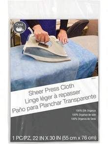 EstiloDritz Clothing Care 82442 - PañO De Prensado, 11 X 28 Pulgadas, Color BlancoVersióN Mejorada - Paño de presión transparente - Ver 5