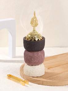 1 Bruciatore/Diffusore di incenso in resina minimalista nordico. Stile minimalista con patchwork colorato, decorazione da tavolo per matrimoni di alta qualità, bruciatore per aromaterapia domestica, contiene legno di sandalo, adatto per la decorazione della casa. - Multicolore - Visualizzare 7