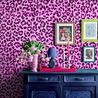 43,8 cm x 94,8 cm Modern leopardmönstrad dekorativ PVC-tapet, vattentät självhäftande vinyltapet, gör-det-själv-självhäftande tapet, gul leopardmönstrad väggbeklädnad, avtagbar och återanvändbar stor rulle, lämplig för sovrumsinredning