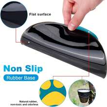 Alfombrilla de mouse con diseño de pata de gato, alfombrilla de mouse en 3D, con relleno de gel, alfombrilla de mouse pequeña, ergonómica con superficie cómoda y base antideslizante para regalo de - Morado - Ver 6