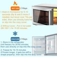 Lyntimo 2pcs Breast Ice Packs With Soft Cover, Hot/Cold Breast Pads, Essential For Nursing Mothers - Multicolor - View 4