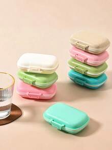 Portable Pill Case, Travel Essential, Moisture-Proof Pill Box, Reusable, Unisex, Daily Medication Plan Pocket, Can Store Vitamins, Medicines And Supplements, Suitable For Home, Travel, Outdoor, Office, Back To School - Multicolor - View 7