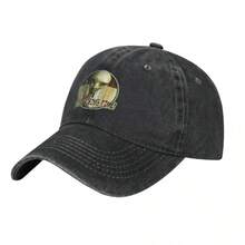 Paul Movie It's Probing Time! Denim Hat Lightweight Caps Women Cap Man Summer - màu đen - Xem 1