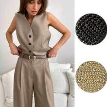 4 peças Botões Vintage Cor Bronze Antigo - Em Estoque - Vários Tamanhos Disponíveis, Diâmetro de 15mm a 25mm. Botões de Liga Preta/Dourada, Adequados para Jaquetas de Terno, Cardigãs e Vestidos (Podem ser Usados para Decorar Gola ou Punhos, Adequados para Decoração DIY) - Multicolorido - Visão 2