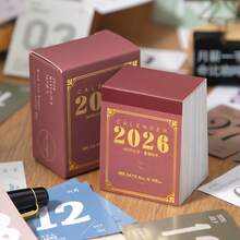 1-Pack Elegant Minimalist Planner - Compact Desk Organizer With Daily Layouts, Undated Pages , Planners & Crafts - Binding & Quality Paper Material, Calendar Organizer, Calendar Planner, Agenda, Calendar, Desk Calendar, Calendar Desk - Multicolor - View 6