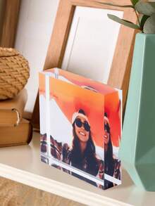 1 pieza Ladrillo de foto de acrílico personalizado, ladrillo de acrílico con foto personalizada, decoración personalizada de acrílico con foto, decoración de Pascua, recuerdo de boda, regalo de Pascua, regalo de foto de acrílico personalizado, regalo personalizado, recuerdo de aniversario, adecuado para el Día de la Madre, Día del Padre, Pascua, San Valentín, boda, cumpleaños, fiesta, inauguración de la casa, regalo familiar, decoración de la habitación, decoración del hogar, artículo personalizable, regalo ideal para parejas, familia, amigos - Multicolor - Ver 4