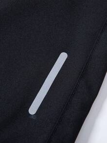3 piezas Pantalones cortos con cintura elástica para hombres con bolsillos con cremallera, decoración con rayas reflectantes, cordón ajustable, diseño minimalista cómodo y ajustado, adecuado para deportes, actividades al aire viajes diarios en verano - Multicolor - Ver 10
