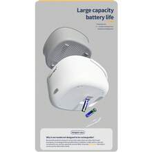 Lavadora eléctrica de frutas y verduras, máquina de limpieza de alimentos con cesta de drenaje, para lavar frutas, verduras, arroz, pasta, carne (blanco) - Multicolor - Ver 9