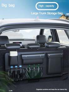1pc Car Storage Bag, Car Organizer Box, Trunk Storage Bag, Multi-Function Car Organizer Bag, Outdoor Miscellaneous Storage Box - A - View 8