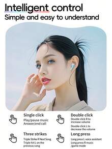 Acer OHR504 TWS Wireless Earbuds, In-Ear Design, Macaron Colors For Women, HD Calling, Super Long Battery Life, Comfortable Fit, Suitable For Sports, Running, Fitness, Compatible With Smartphones, Laptops, Multi-Device, Recommended As Gift - one-size - View 12