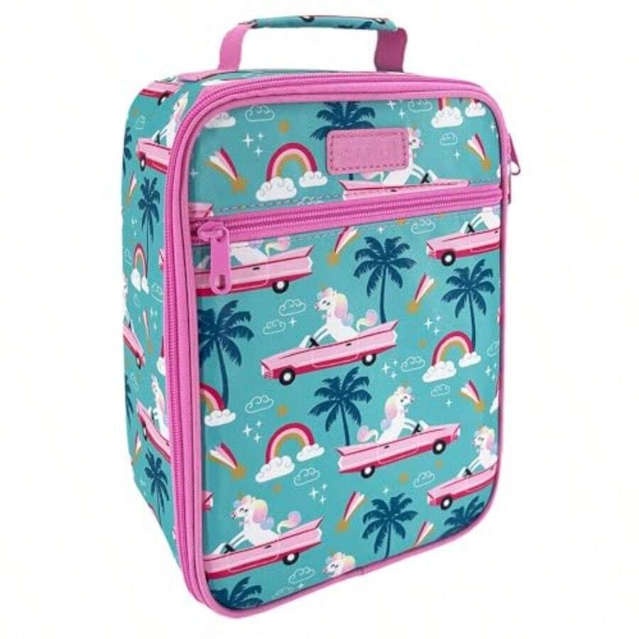Sachi 'Style 225' Insulated Junior Lunch Bag - Pink Cadillac - Pink Cadillac - View 1