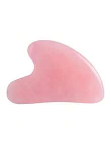 Pink Gua Sha Facial Tool - Guasha Stone For Face & Eye Massage, Anti-Aging Slimming Firming, Puffiness Reducing & Jawline Sculpting Skincare Tool For Women