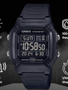 Casio RELOJ W-800H-1B - Negro - Ver 2