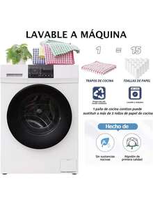 EstiloTendenciaPañOs De Limpieza De Microfibra, PañOs De Cocina De Rizo De AlgodóN, 30X30Cm, Toallas De Microfibra, Super Suaves Y Absorbentes, Reutilizables, Secado RáPido Para Lavar Los Platos, Mezcla De ColoresCalidad PremiumVersióN Mejorada - 1 - Ver 5