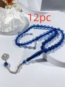 Vòng tay hạt cầu nguyện Hồi giáo sợi đơn Acrylic đen mới, phù hợp cho việc cầu nguyện hàng ngày của người Ả Rập Trung Đông và đeo - Nhiều màu - Xem 24