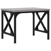 vidaXL Support d'imprimante sonoma gris 40x30x31 cm wood engineering - Gris - Voir 6