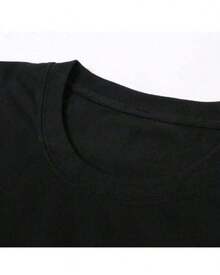 Red Zoomp Unisex T-Shirt, Casual Style, 100% Cotton - Black - View 4